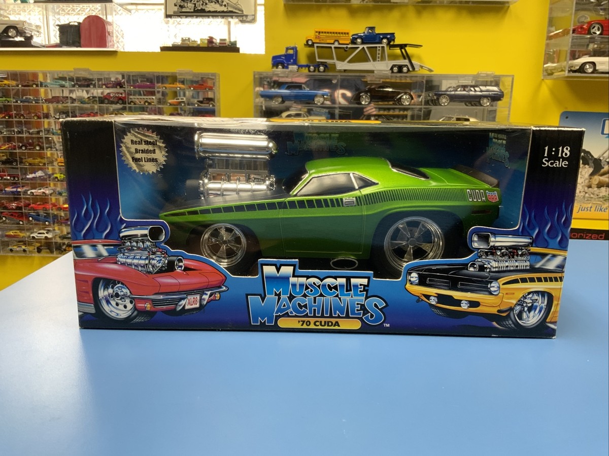 4台set/MUSCLE MACHINES/70CUDA/66GTO MUSCLE MACHINES 1966 PONTIAC GTO - LIMITED EDITION 1/64