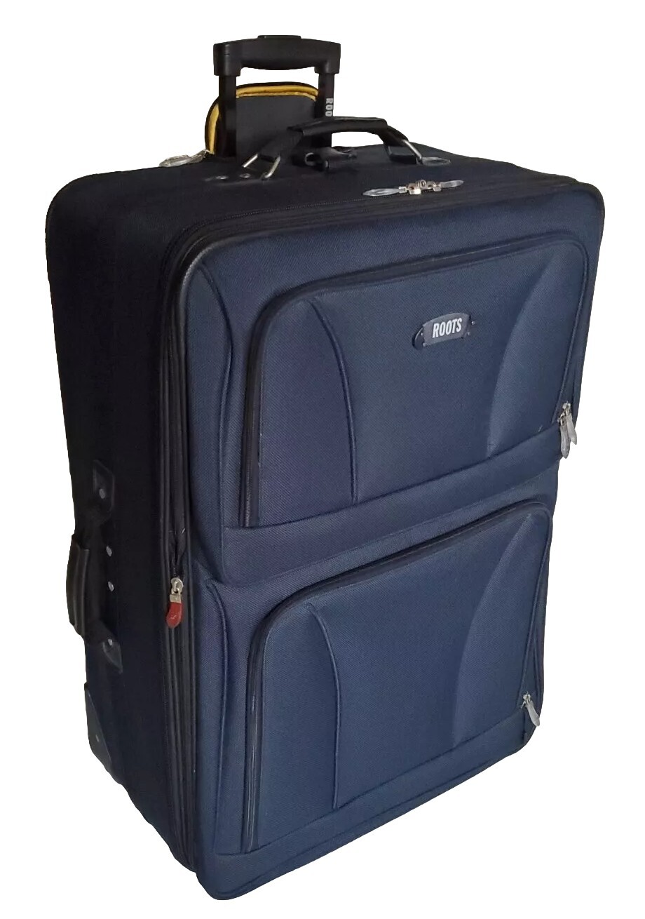 ROOTS SUITCASE Canada Size XL Hybrid Wheels Lock Expandable Used Once