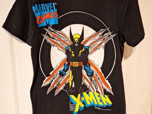 Vintage Wolverine Shirt Herren Gr. M X-Men Marvel Comics 1994 Funstuff Made in USA - Bild 6 von 9