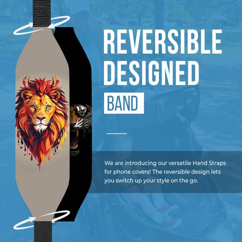 Universal Phone Grip Straps for Secure Handling | Reversible - 第 12/87 張圖片