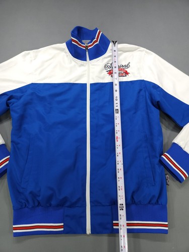 Leicester England Admiral Men's Embroidered Full Zip Track Jacket Long Sleeve - Picture 8 of 13