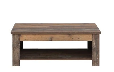 Couchtisch CLIF mit aufklappbarer Platte Optik: Old Wood Vintage - Bild 1 von 4