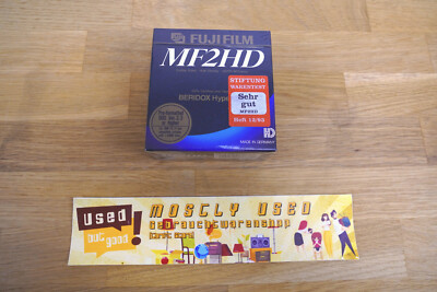 FUJIFILM MF2HD 1,44 MB 3.5'' Floppy Disks DOS formatted - 10 Pack - NOS | SEALED