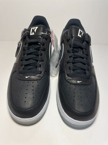 DS BRAND NEW 2019 NIKE AIR FORCE 1 LOW COLIN KAEPERNICK SIZE 10.5 3M BLACK OG 10 - Picture 2 of 11