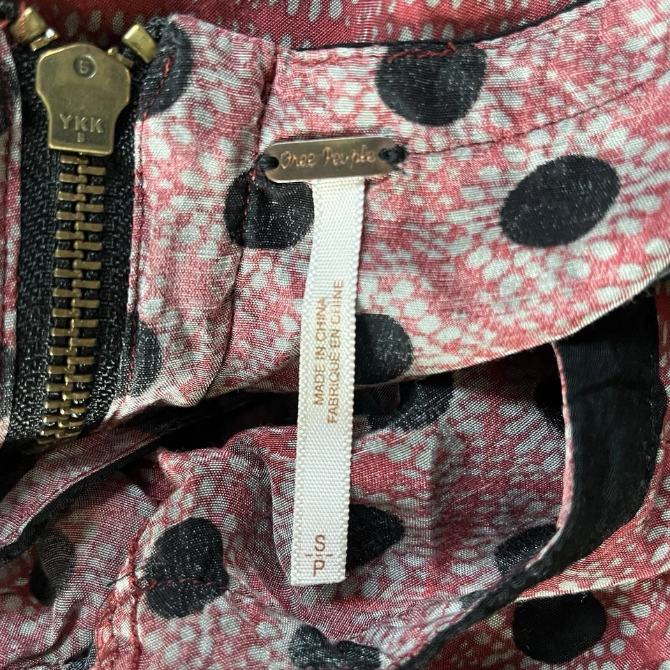 Платье женское Free People размер S/P Sangria Molly Dot кукла качели коттедж гоблин - Изображение 3 из 4