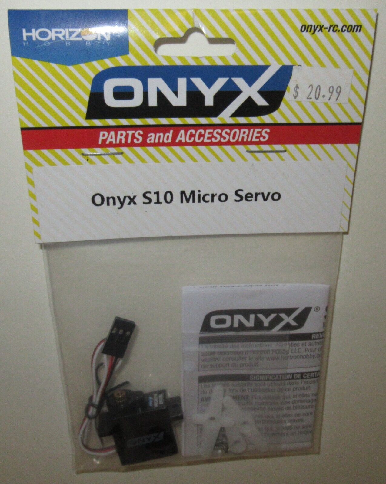 Onyx S10 Micro Servo, Digital, Waterproof, Metal Gear #ONXM0210 NIP