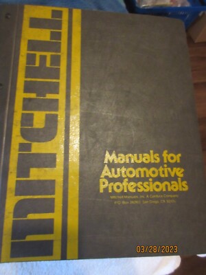 Mitchell Chassis Service Repair Manual Automotive Professionals Import Car Truck