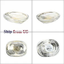 Glass Soap Dish Holder Grand Resort Collection Champagne Gold Gift