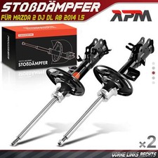 2x Stoßdämpfer Federbein Vorderachse Links Rechts für Mazda 2 DJ DL ab 2014 1.5