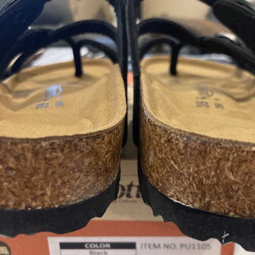 Aerothotic Women's Black and Brown Strappy Sandals Size 39- US 9 Summer - Picture 4 of 6