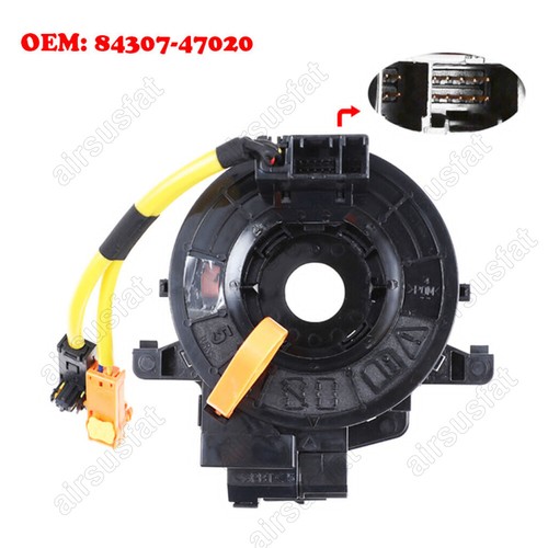 Spiral Clock Spring Cable Fit for Toyota Yaris Prius C V 84307-47020 8430747020 - Foto 2 di 10