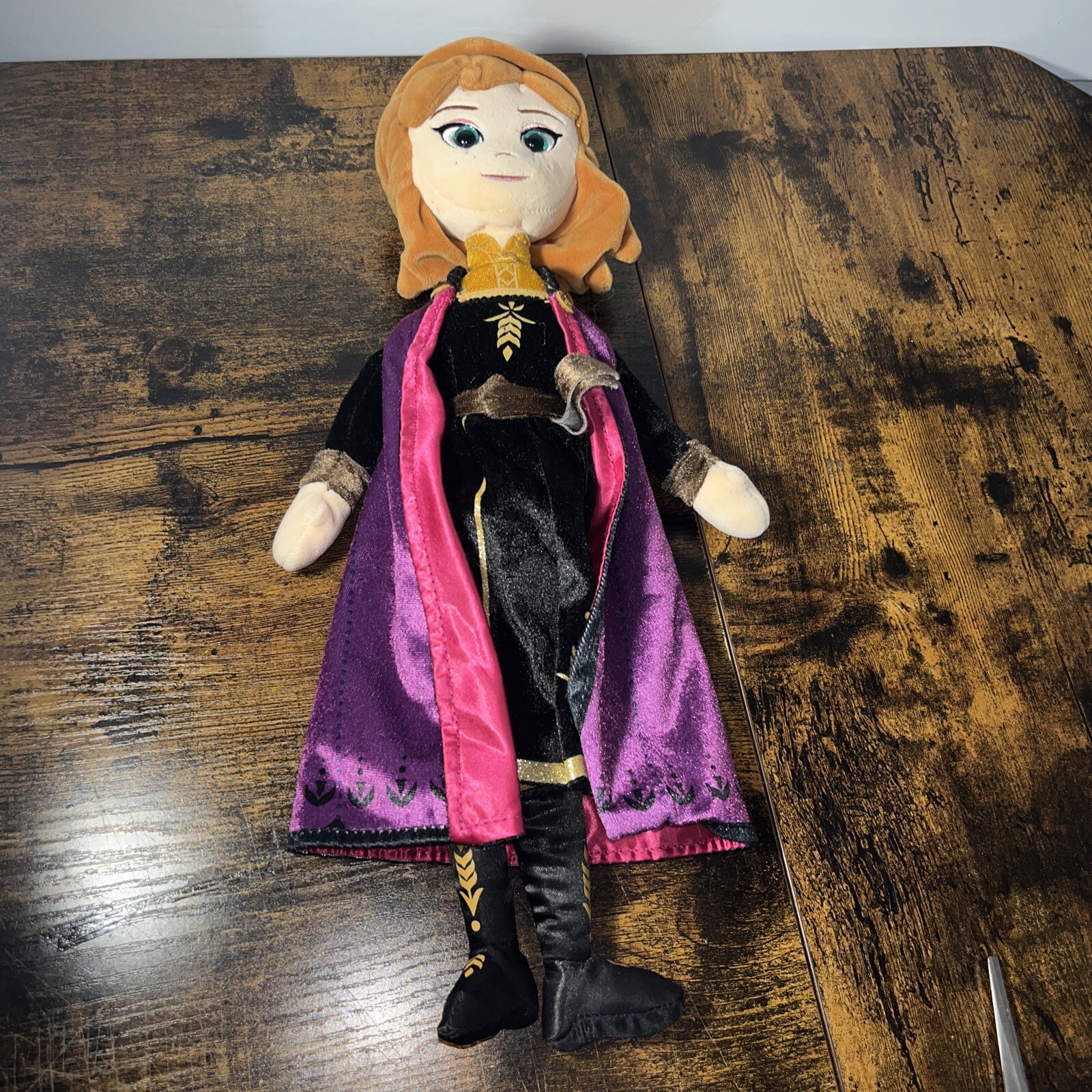 2019 Disney Frozen 2 Anna Princess Sparkle Plush Beanie 16 Inch-image