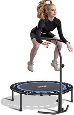 Newan 40"-48" Silent Mini Trampoline Fitness Trampoline Bungee Rebounder