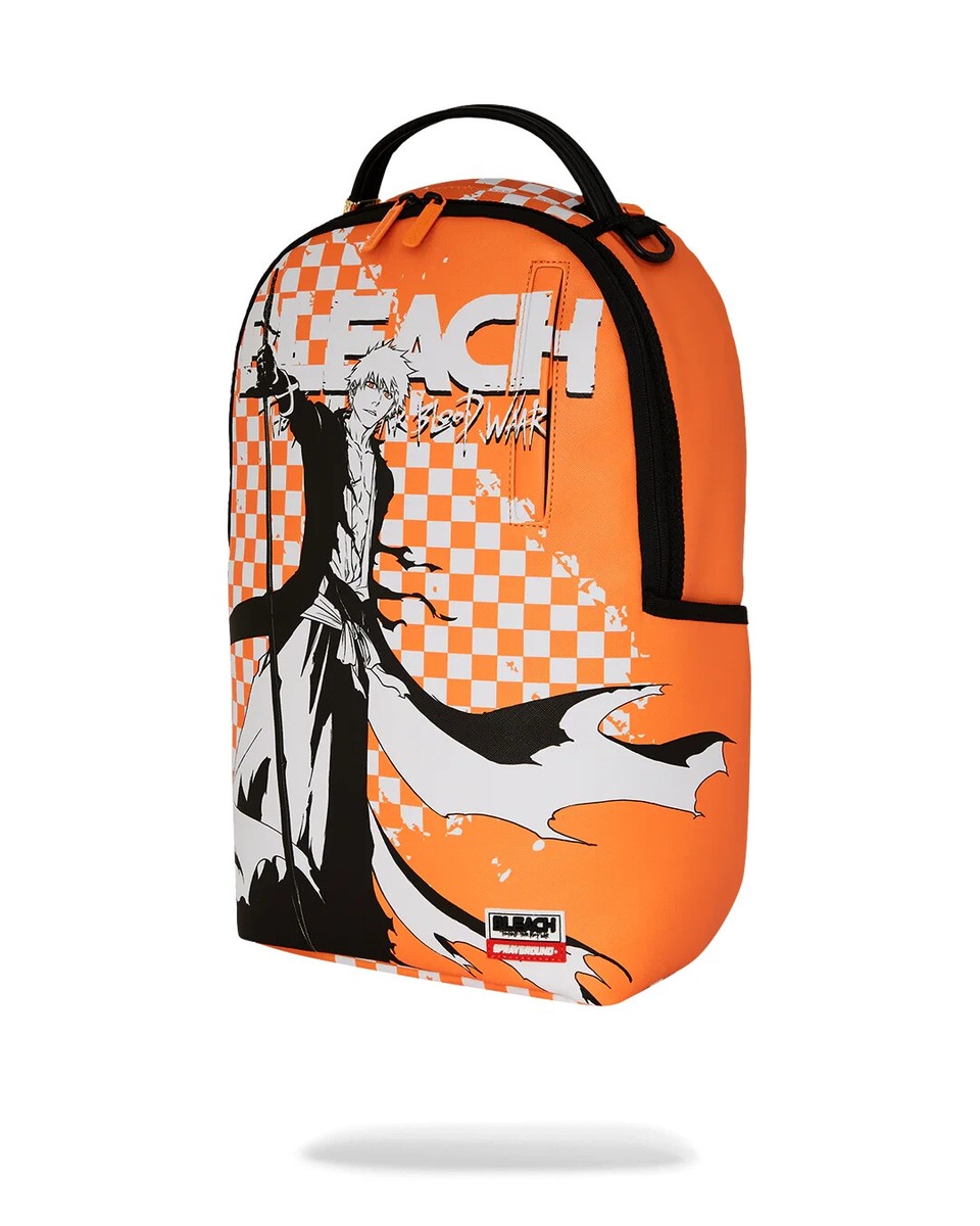 Bleach Ichigo Checker DLXV Sprayground Backpack🔥New Bookbag