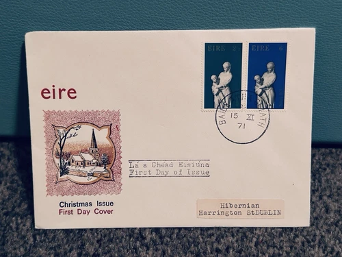 Ireland Stamps 1971 CHRISTMAS FDC