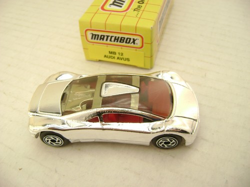 1993 MATCHBOX SUPERFAST #12 CHROME AUDI AVUS NEW IN BOX - Picture 5 of 6