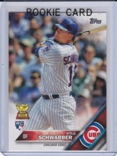 KYLE SCHWARBER ROOKIE CARD 2016 Topps MLB RC Chicago Cubs PHILADELPHIA PHILLIES