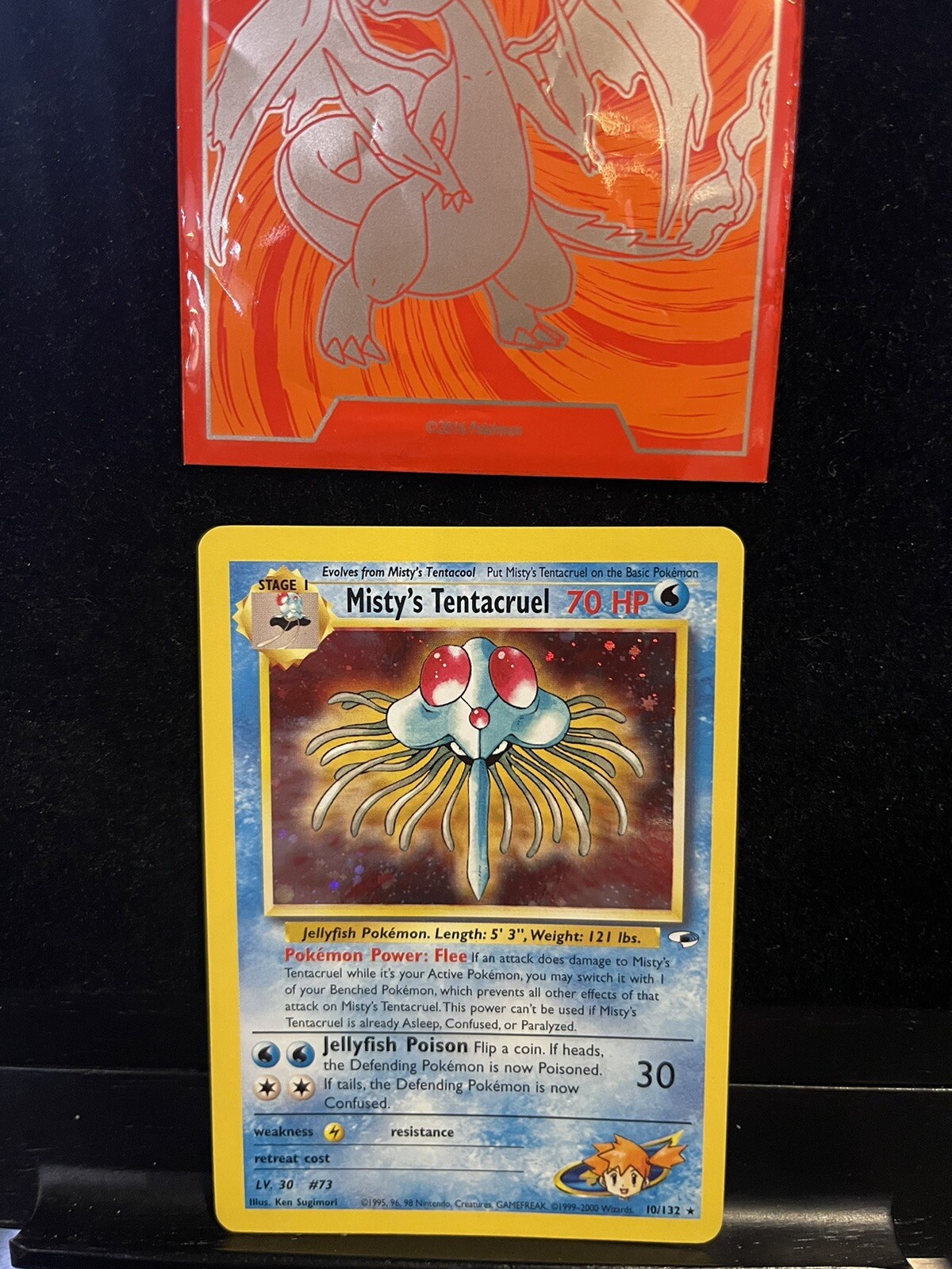 Pokemon 1998 Misty's TENTACRUEL HOLO 10/132 Gym Heroes Card 182💎NM💎