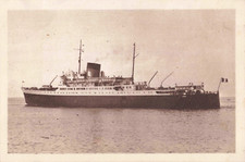 CPA LA MER ET SES METIERS BATEAU PAQUEBOT NAVIRE "VILLE D'ALGER"