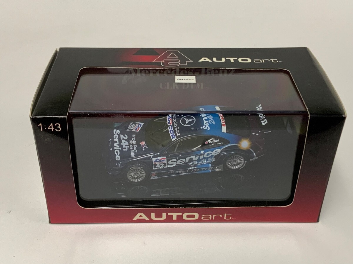 1/43 AutoArt Mercedes Benz CLK Coupe DTM 2001 car #42 D.Turner