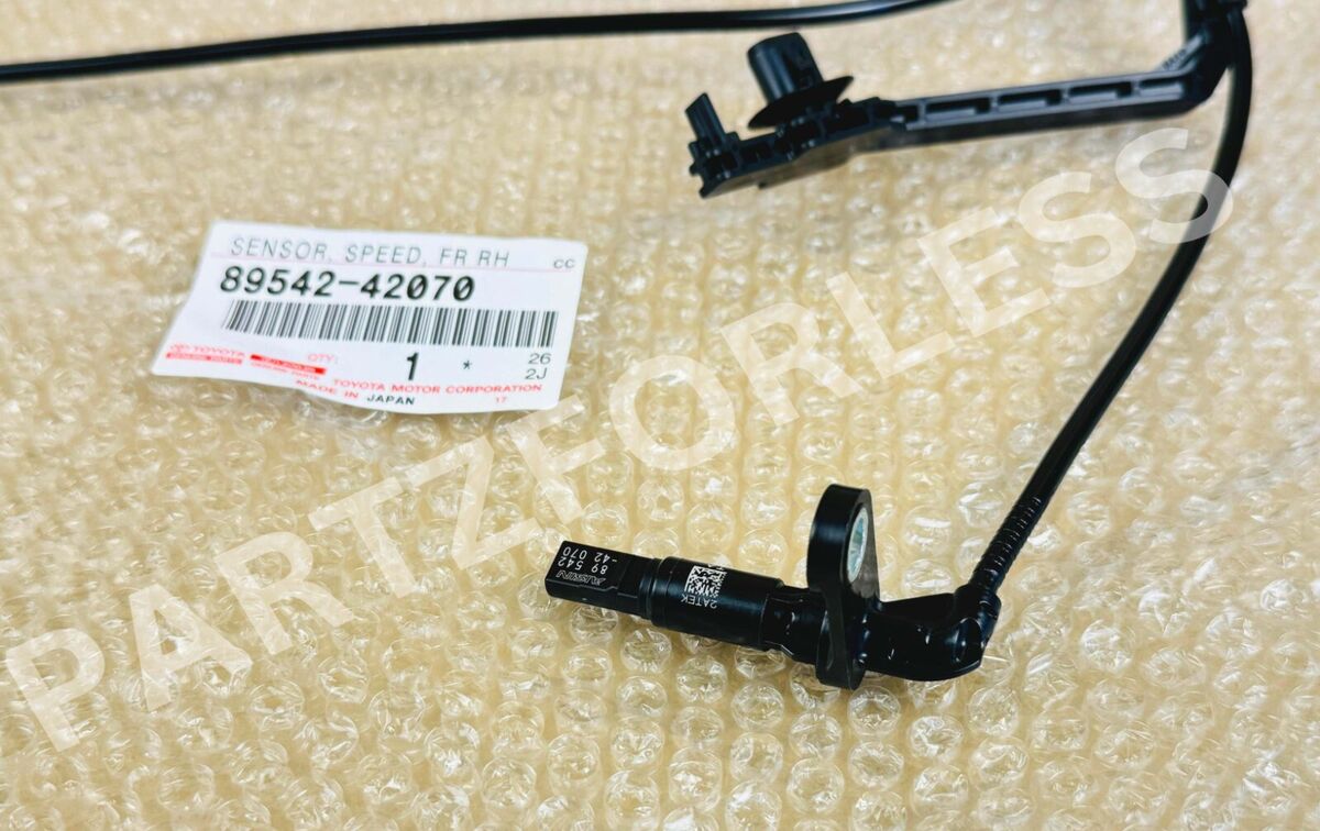 89542-42070 TOYOTA GENUINE SENSOR, SPEED, FRONT RH 8954242070 NEW OEM 89542-42070 TOYOTA GENUINE SENSOR, SPEED, FRONT RH 8954242070 NEW OEM