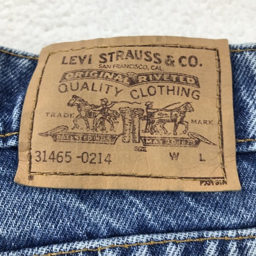 Vintage Levis Jeans Boys 14 (Fits 27x27) SLim Orange Tab Distressed Fade Grunge - Picture 4 of 16