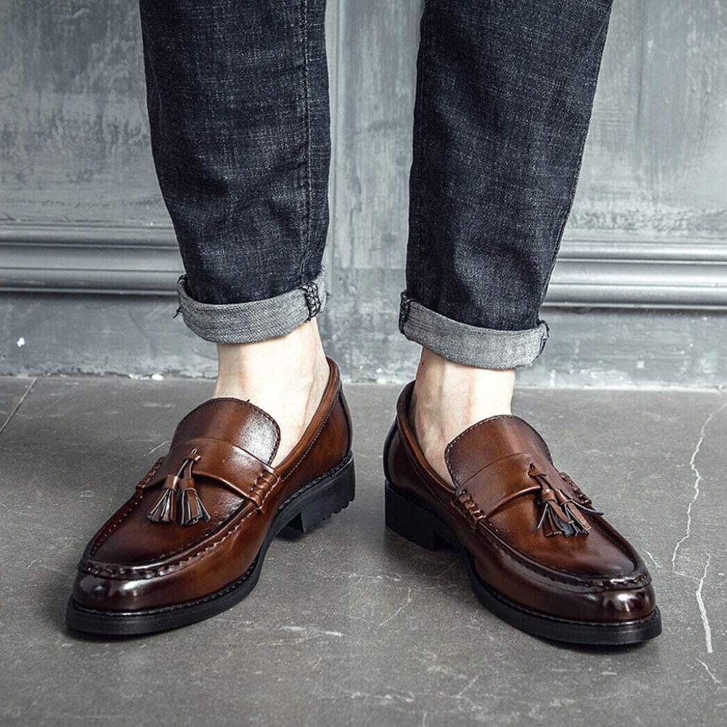 brown loafers mens