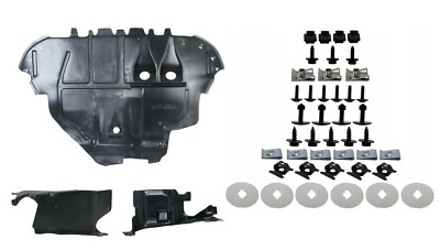 Engine Splash Guards Kit + hardware screw fits for AUDI TT (8N) 1998