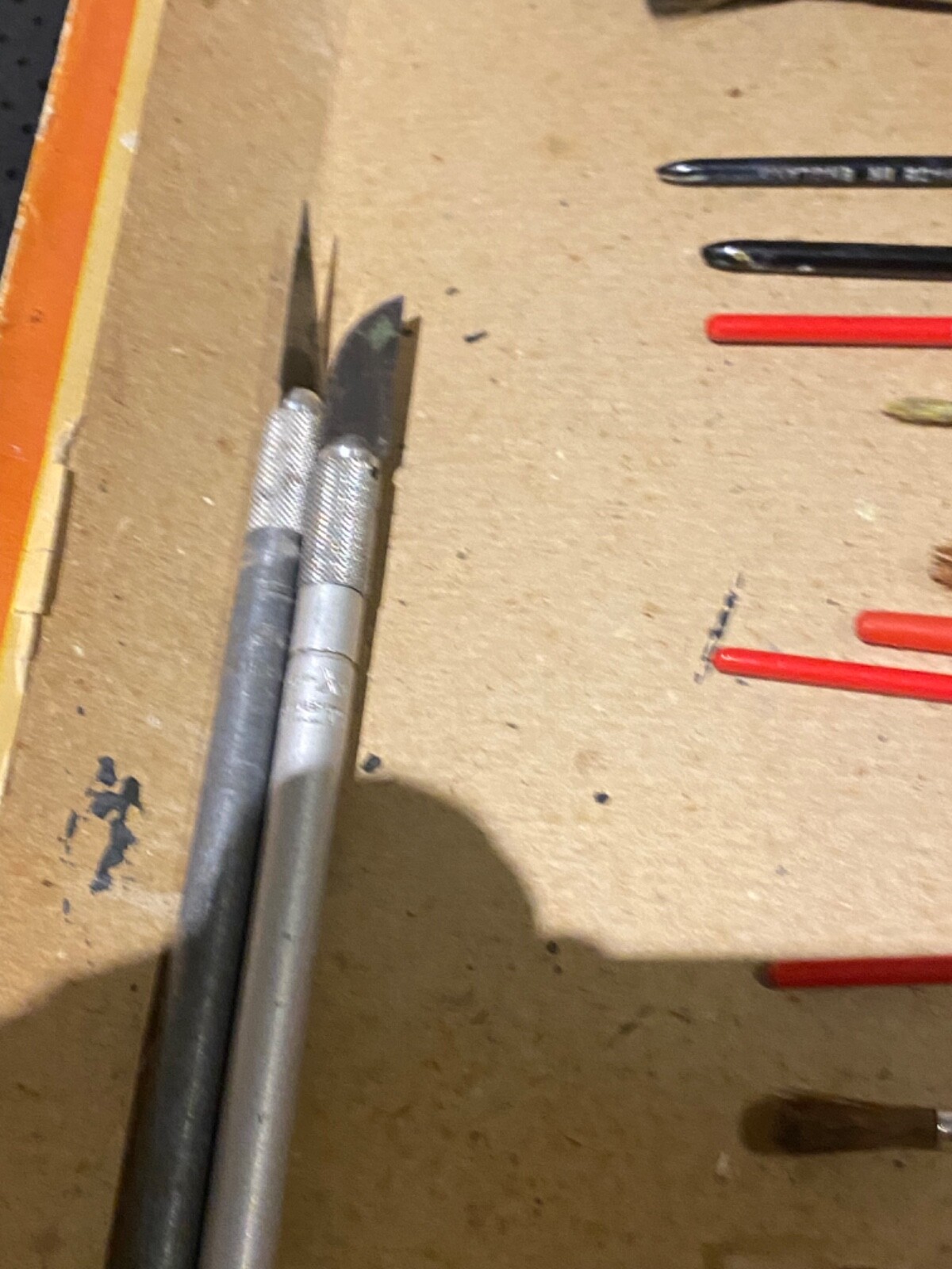 60 Vintage Airfix Enamel & Humbrol Paints Brushes used but Not All Dry