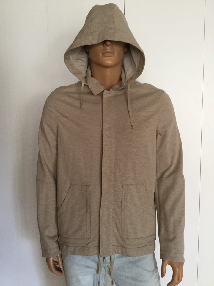 ELIE TAHARI 棉连帽夹克,尺寸 L — 第 3/4 张图片