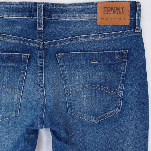 Mens Tommy Hilfiger SCANTON SLIM Stretch Slim Straight Blue Jeans W38 L32 - Picture 4 of 7