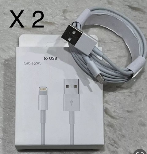 2  Original USB Fast iPhone Charger For Apple iPhone 5 6 7 8 X 11 12 13 14 -6 Ft - Picture 1 of 13