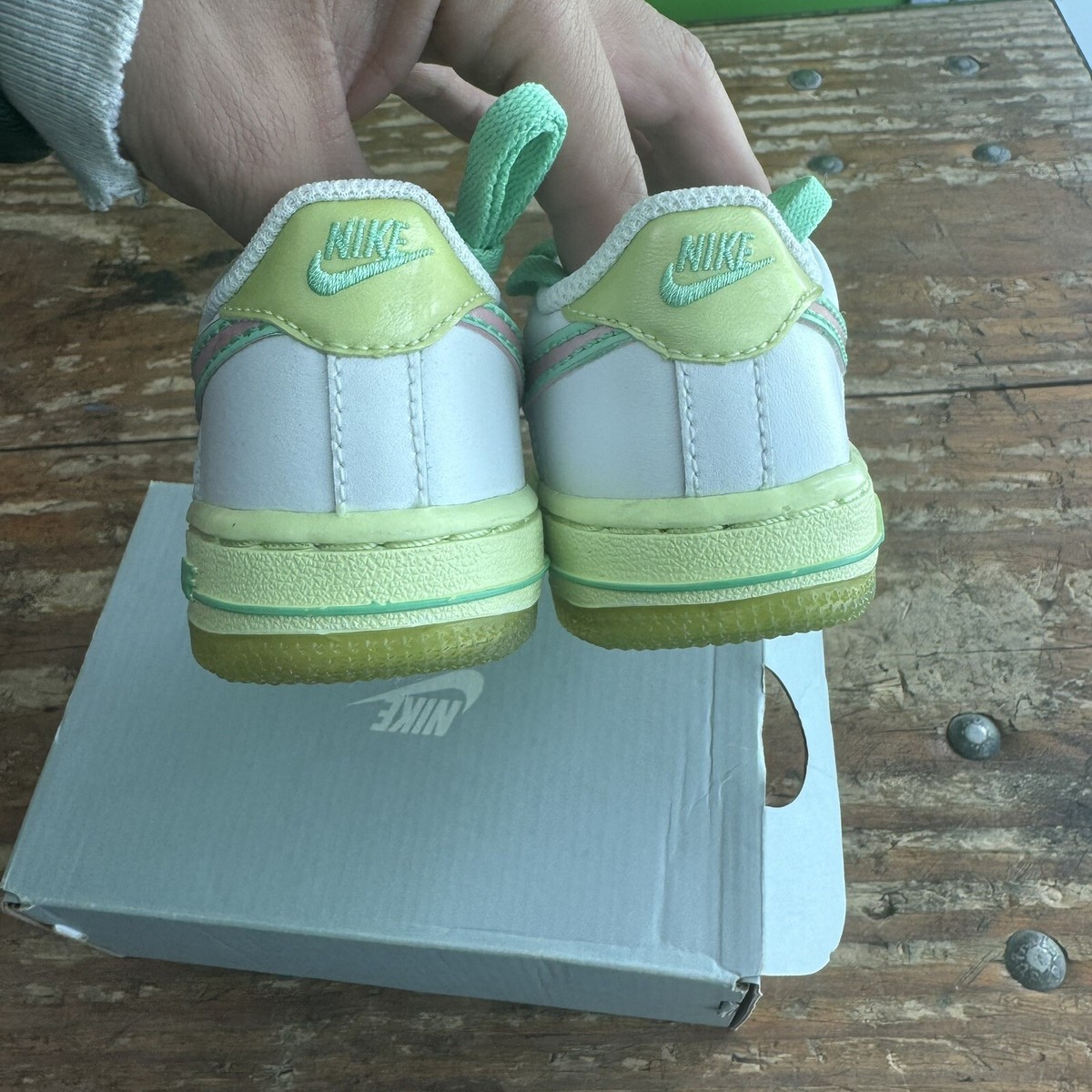 Vintage Nike Air Force 1 Perfect Pink Lime DS New In Box 314221