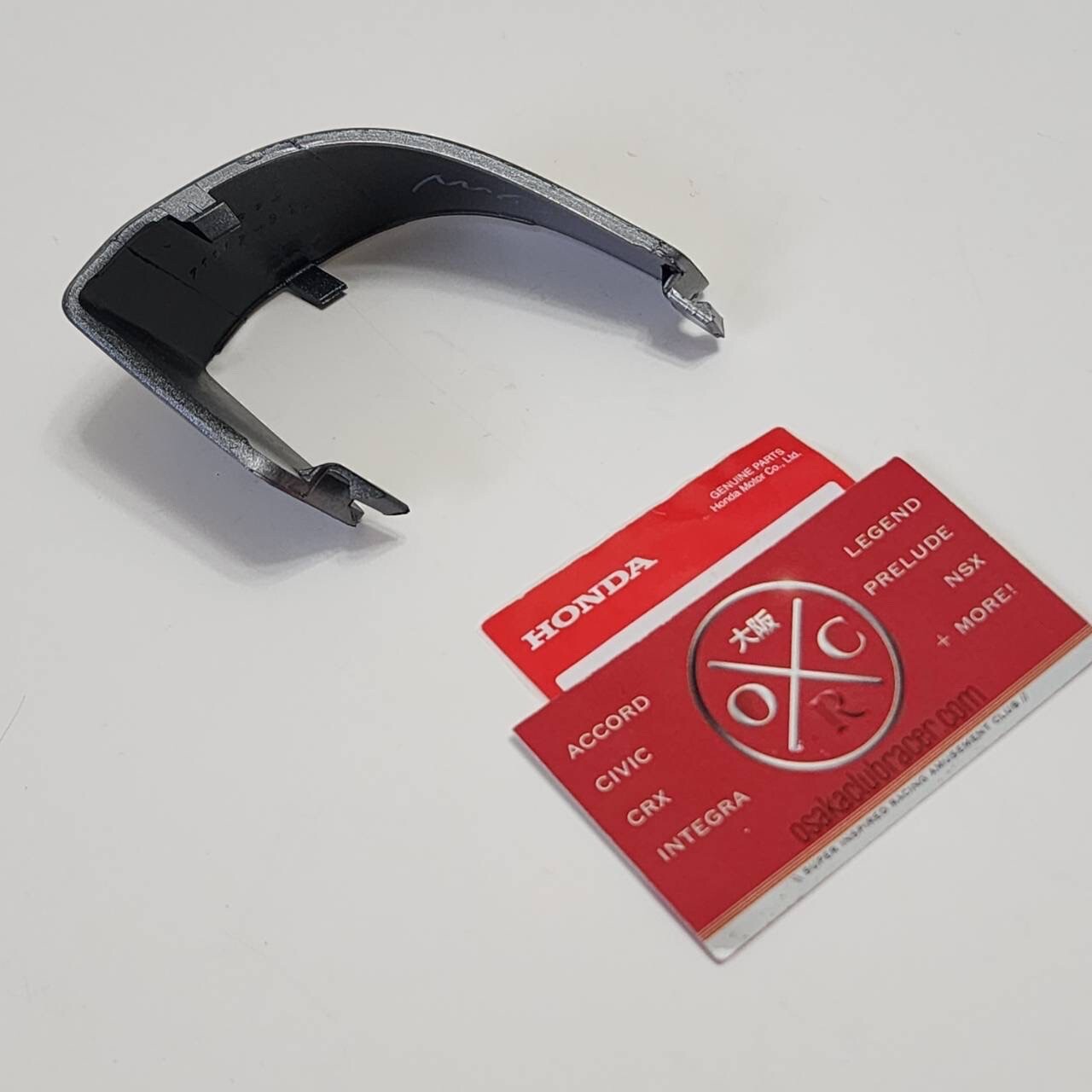 Genuine OEM 02-05 Acura NSX Front Bumper Tow Hook Cover Cap Silverstone Metallic