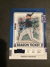 2021 Contenders Baseball Freddie Freeman Base Card Atlanta Braves 