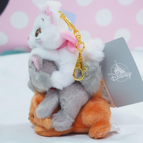 Disney Japan Marie Berlioz Toulouse Plush Keychain Cat Day 2025 Limited Gift - Picture 4 of 11