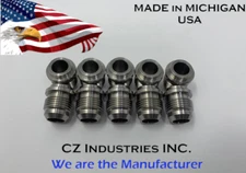 10AN, AN10 MALE STAINLESS STEEL WELD ON / WELD IN FITTING BUNG QTY:10