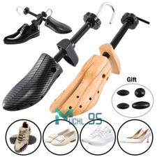 2-Way Wooden Adjustable Shoe Stretcher Expander Men Women Boot Size US 5-13