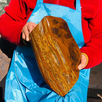 18.59LB Natural tiger's-eye rough raw stone rockspecimen madagascar healing