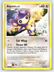 2007 Pokemon TCG - Mysterious Treasures Regular Aipom 70/123