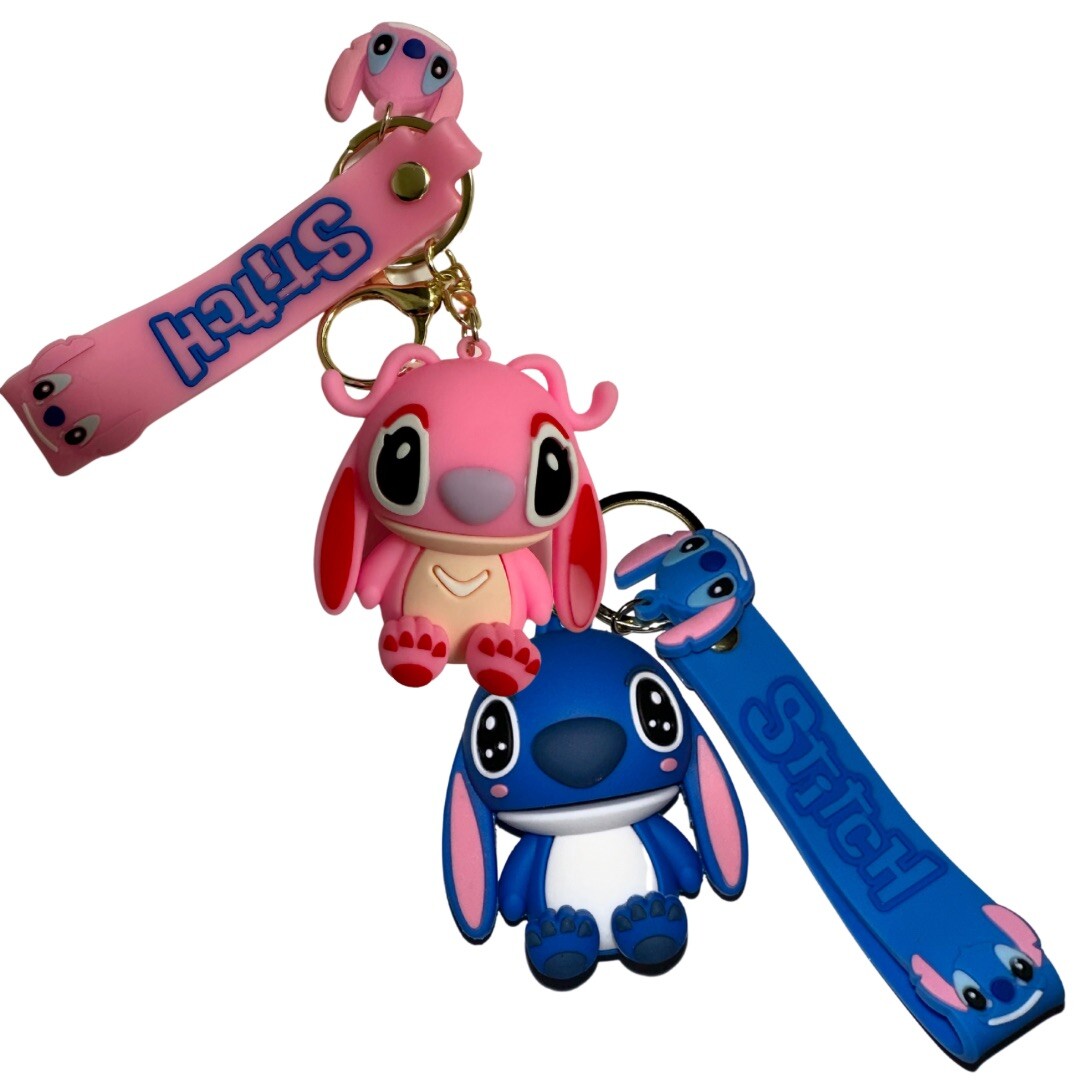 stitch and angel keychain (bundle) eBay