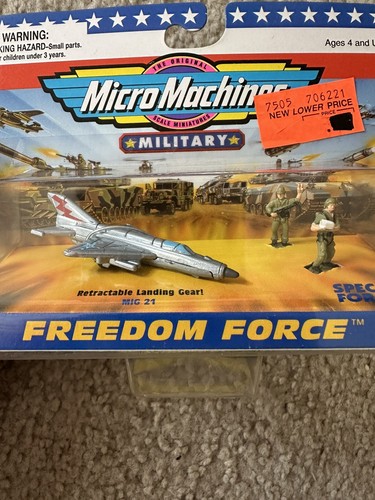 Rare Vintage Micro Machines Military Freedom Force MiG 21 - Picture 2 of 8