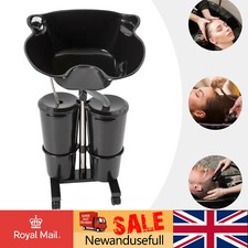 Mobile Hairdressing Backwash Shampoo Basin Sink Salon Wash Hair Bowl Portable UK