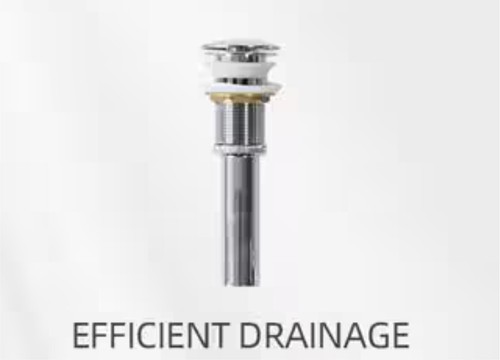 Modern Single-Handle Single Hole Low-Arc Bathroom Faucet in Polished Chrome - Picture 7 of 8