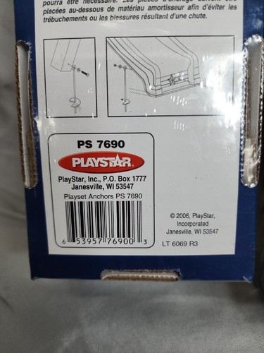 2 neue werkseitig versiegelt Playstar PlayAction PS 7690 Spielset Anker Kit schwarz - Bild 4 von 6
