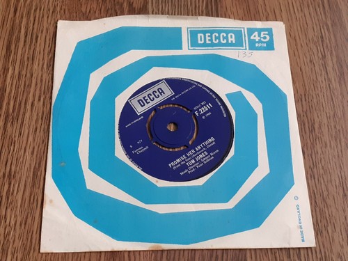 TOM JONES - GREEN GREEN GRASS OF HOME 7" 1966 UK DECCA RECORDS - Picture 2 of 4