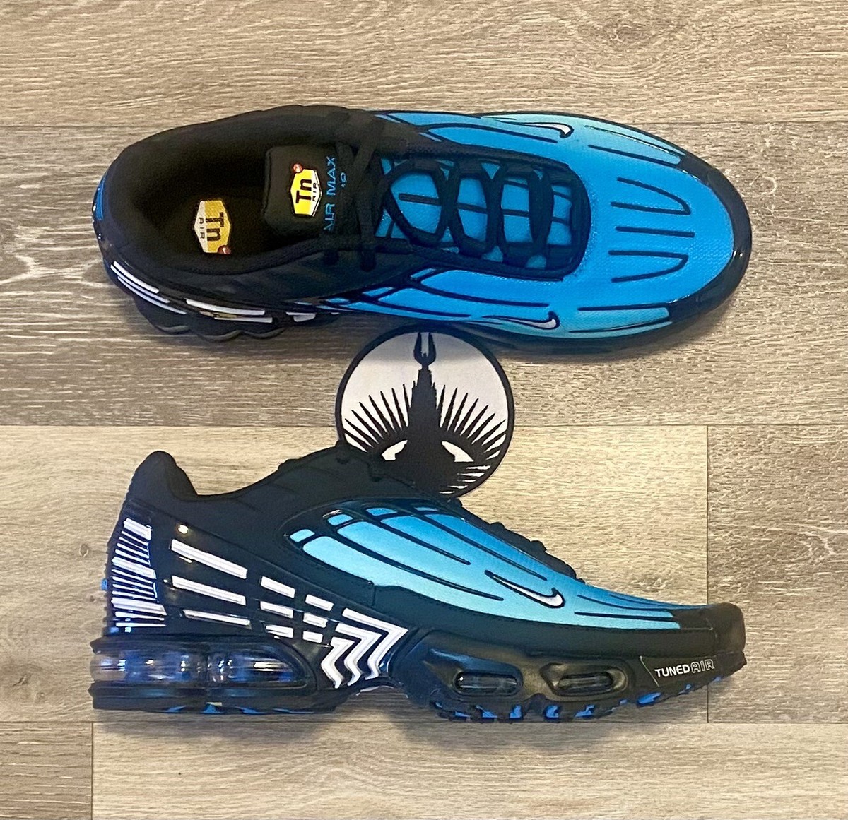 Nike Air Max Plus 3 'Black Laser Blue' Gradient White FQ2417-001