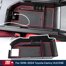 Center Console Organizer Armrest Insert Tray Box For 2018-2024 Camry XLE/XSE