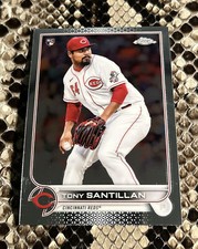 2022 Topps Chrome Tony Santillan RC #193 Cincinnati Reds