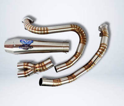 Harley Dyna 2 into 1 Exhaust Fits FXDL, Street Bob, Super Glide 93 2017 